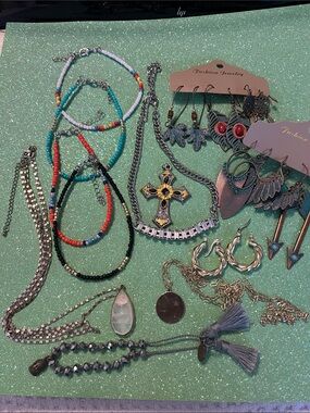 A whole bunch of jewelry! $10